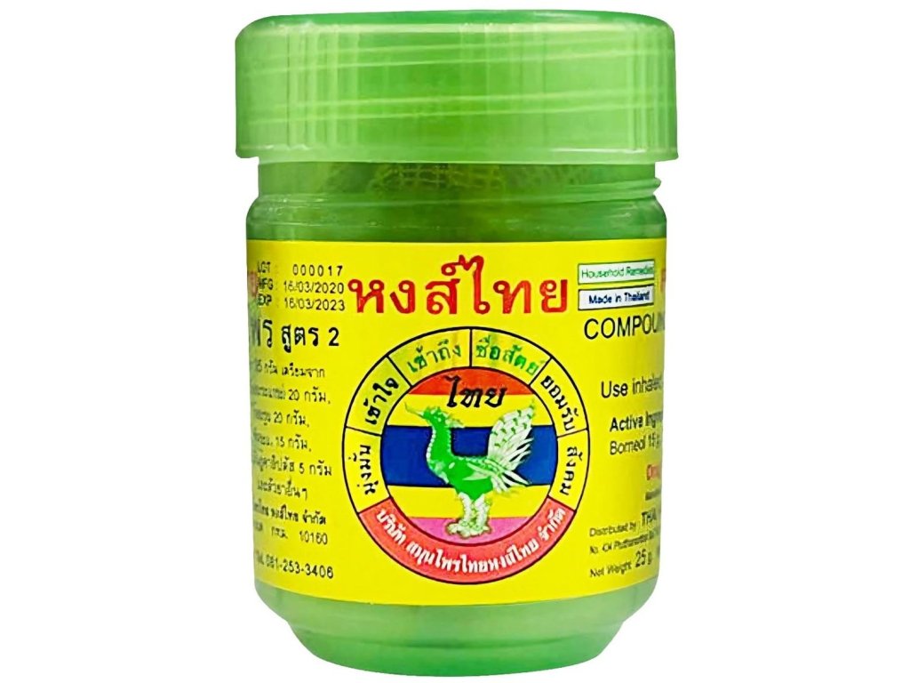 Hong Thai zelený bylinný inhalátor 5 g